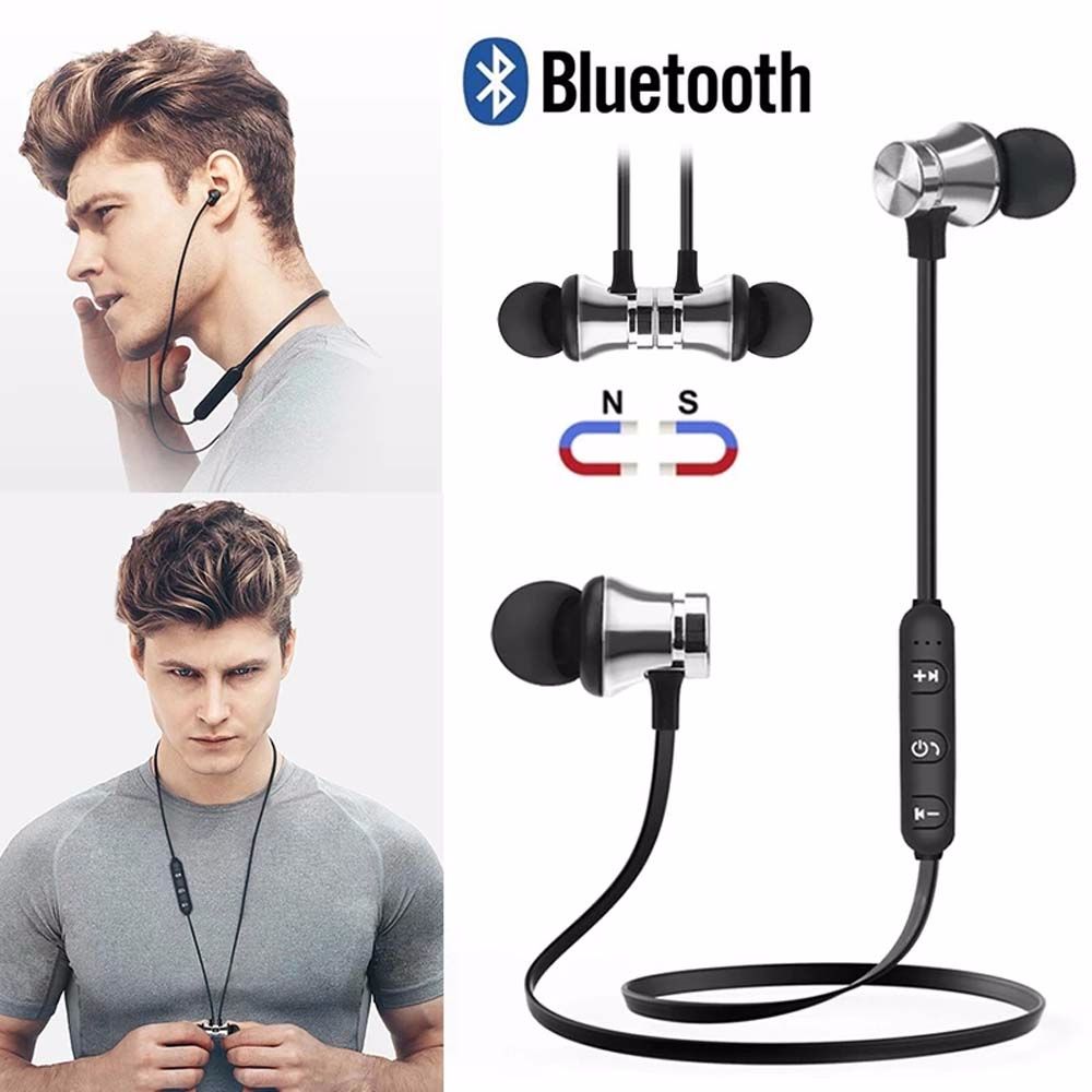 OOC cho điện thoại di động Âm thanh nổi Tai nghe nhạc XT11 có Mic Rảnh tay Treo cổ Tai nghe Bluetooth không dây Từ tính Tai nghe thể thao