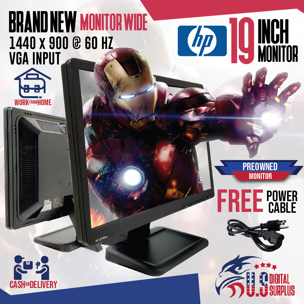 MONITOR / HP / 19 INCH WIDE / VGA INPUT 