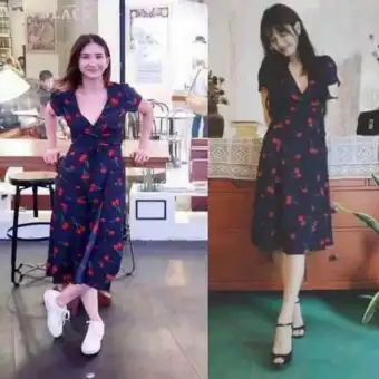 lazada wrap dress