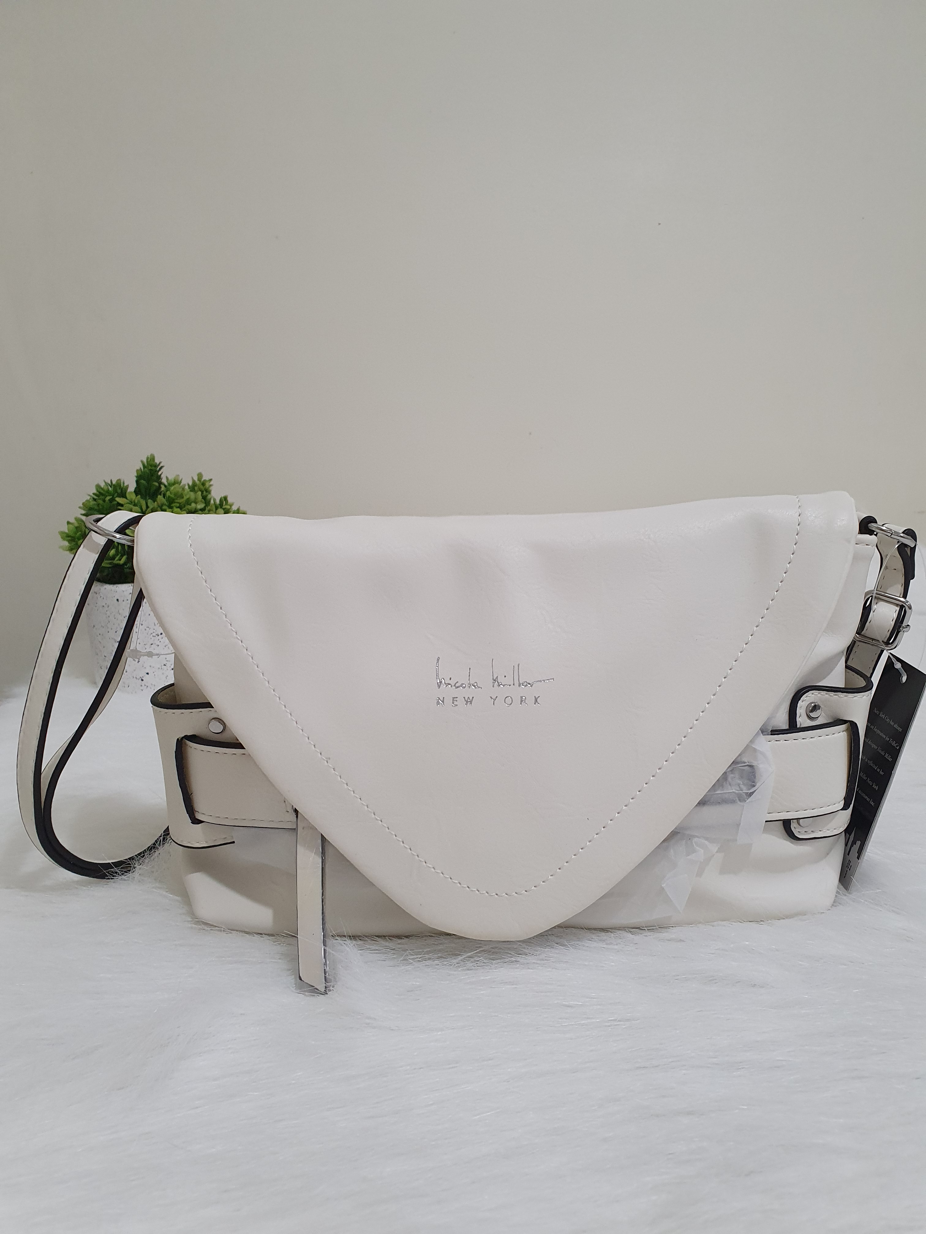 Nicole Miller New York NY2901 Laura Small Crossbody Winter White | Lazada PH