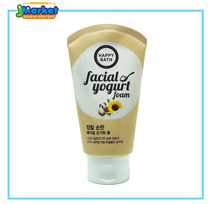 happy bath facial yogurt foam