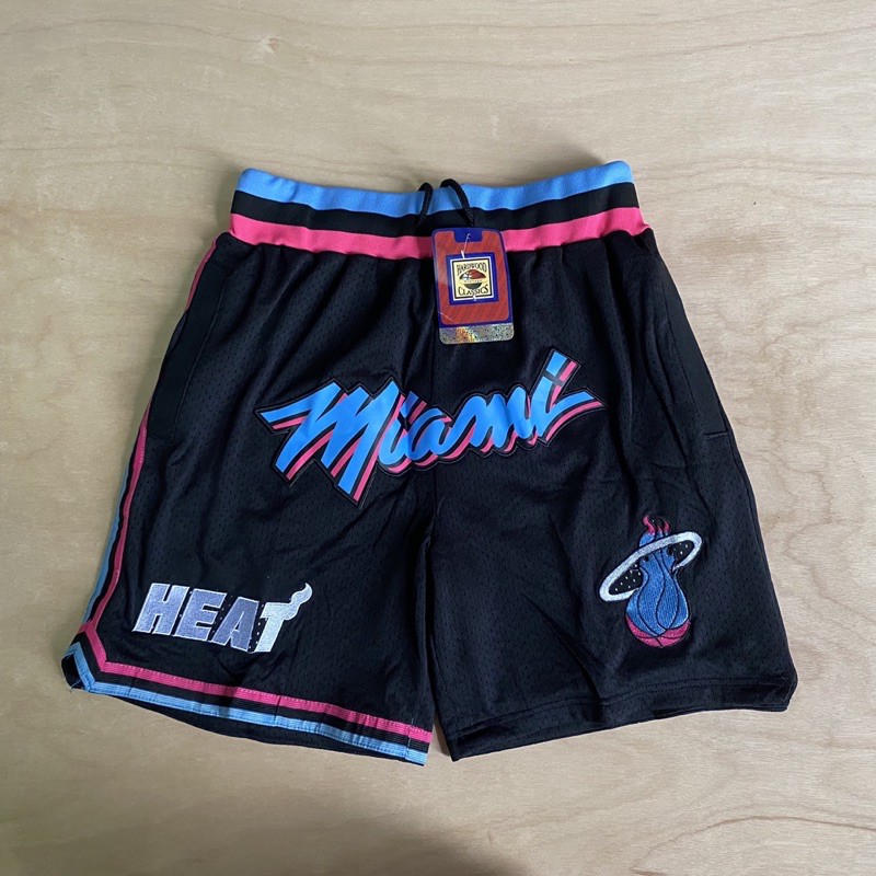 miami heat just don NBA hardwood shorts OEM | Lazada PH