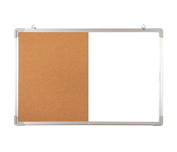 Little Town 2in1 Half Cork board Half Whiteboard Aluminum Frame | Lazada PH