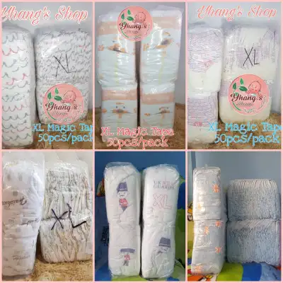 XL Magic Tape Korean Alloves Baby Diapers - 50pcs. per pack