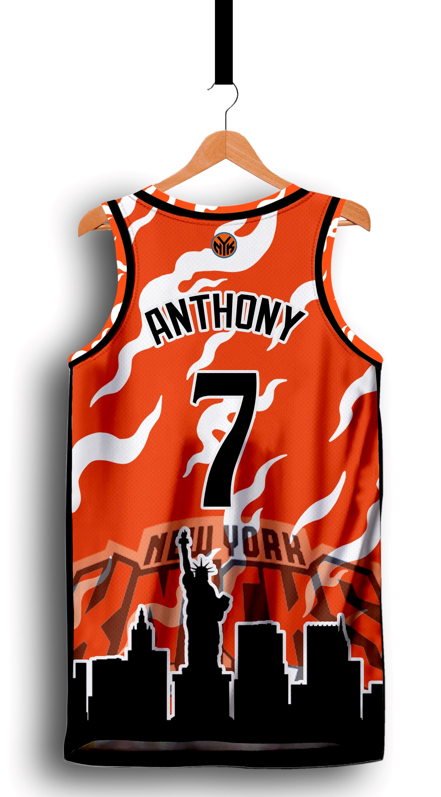 KNICKS 06 BASKETBALL JERSEY FULL SUBLIMATION HIGH QUALITY FABRICS/ trendy  jersey