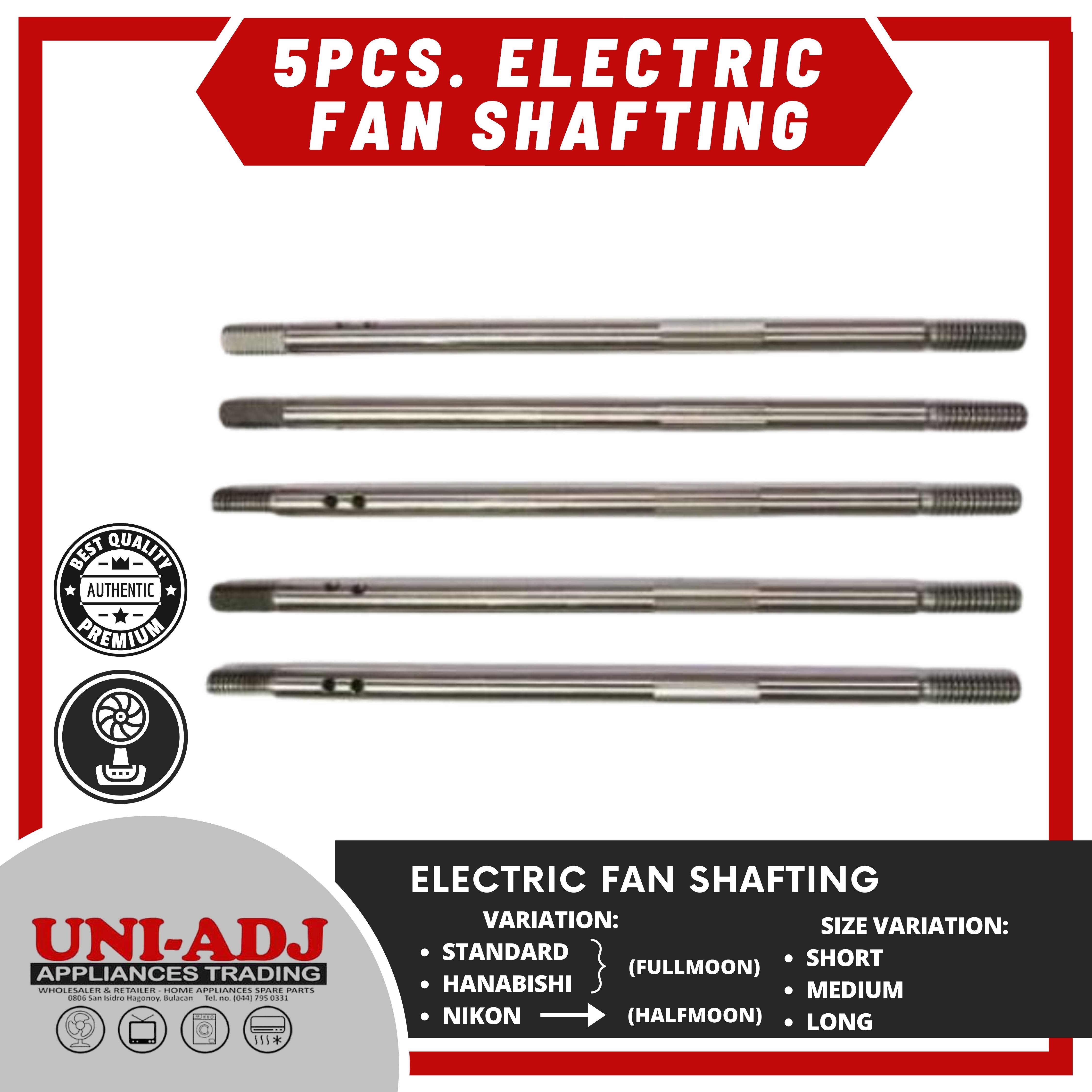 5pcs. ELECTRIC FAN SHAFTING (HANABISHI/STANDARD/NIKON) Lazada PH