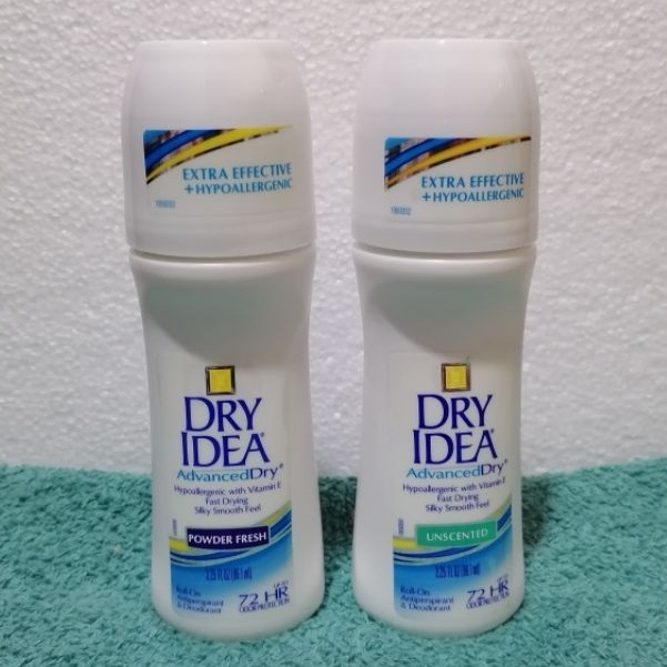 Dry idea antiperspirant deodorant rollon 3.25oz/96.1ml Lazada PH