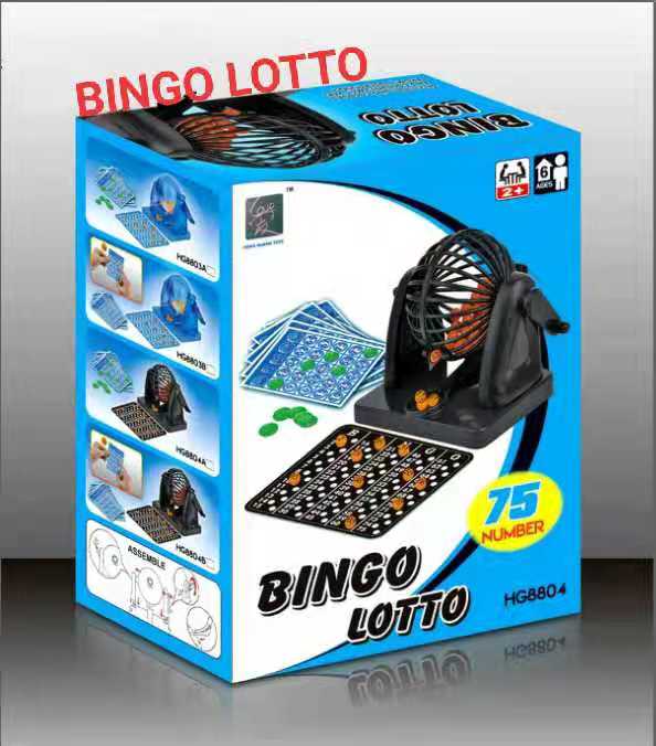 bingo set bingo lottery machine family game lotto binggo game