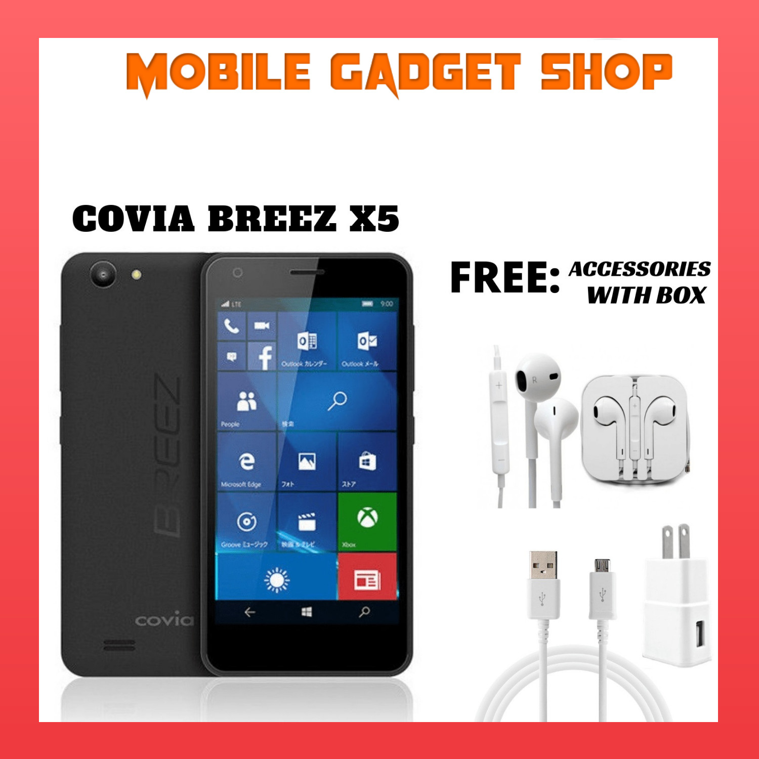 Mobile Gadget Shop Covia Breez X5 100 B Rand New With Complete Accessories And Free Box Lazada Ph