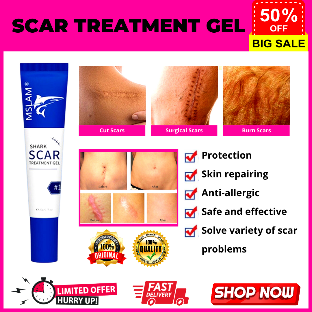 💯 ORIGINAL Guaranteed Scar Remover Gel Skin Care Scar Removal Gel Shark ...