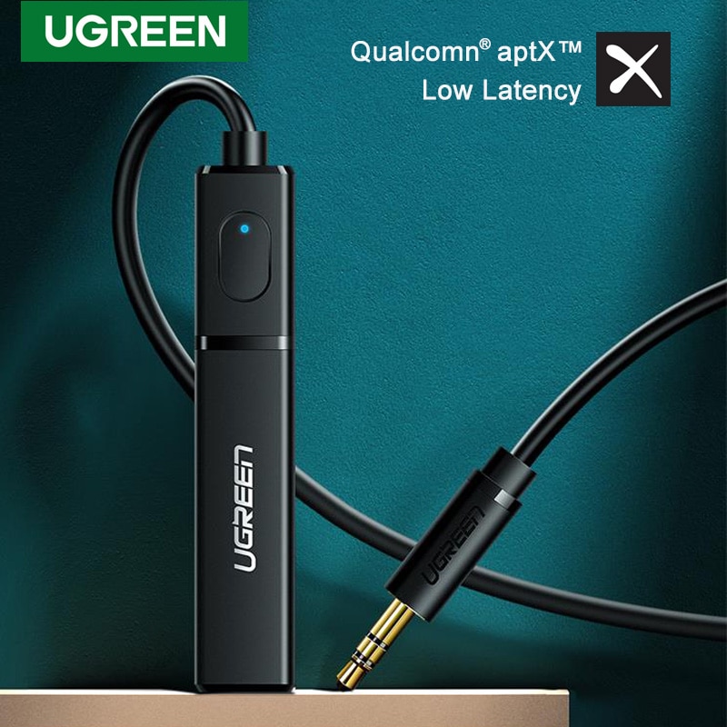 Ugreen Bluetooth 5.0 Transmitter Aptx LL Digital Toslink Optical Adapter 3.5Mm Stereo Audio Transmitter For TV Headphone PC PS4
