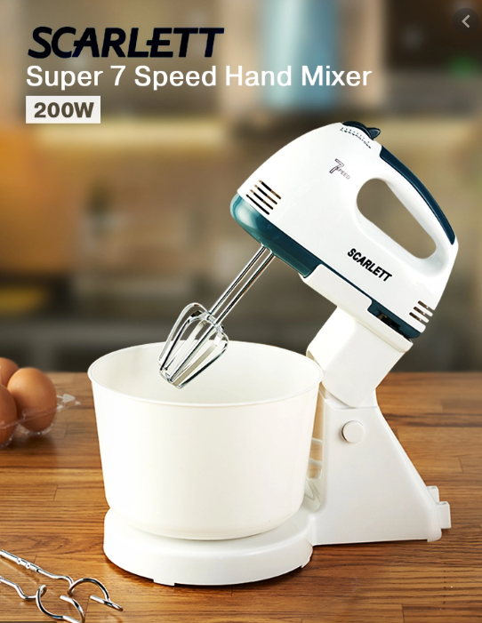 hand held mixer with stand