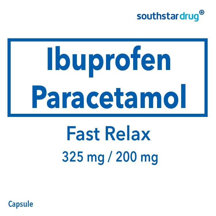 Fast Relax Box Fast Relax 325 mg / 200 mg Capsule 20s | Lazada PH