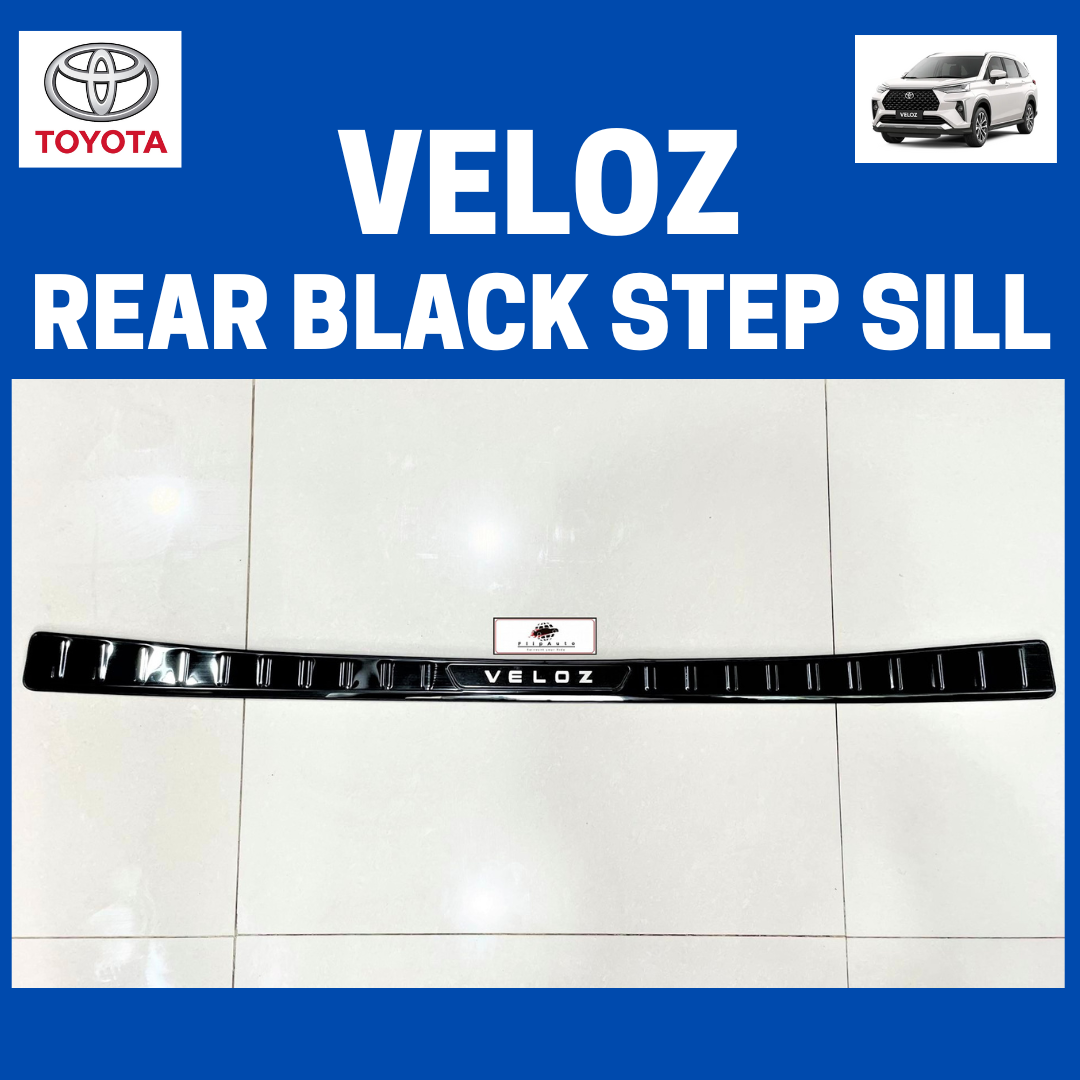 TOYOTA VELOZ 20222023 Rear Step Sill Black Titanium Accessories