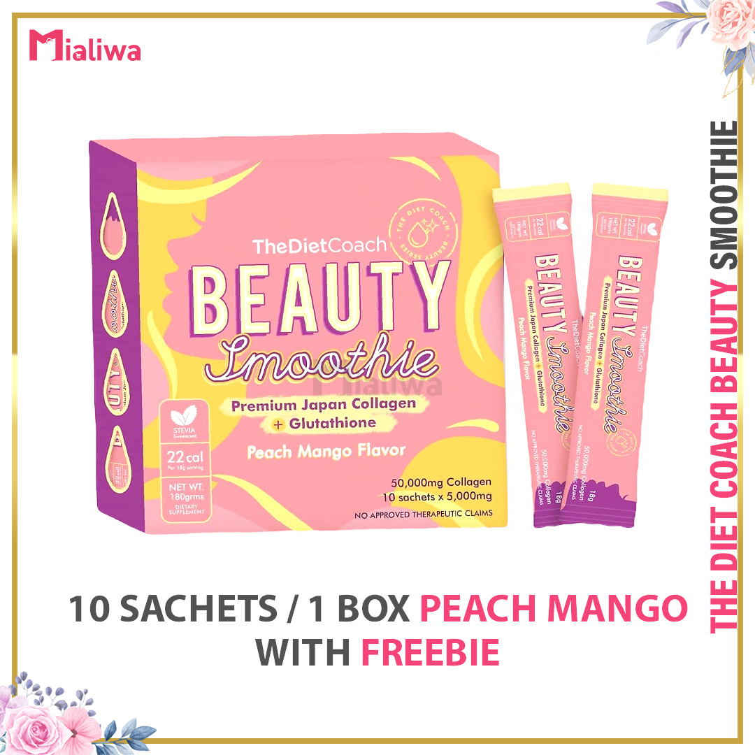 The Diet Coach Beauty Smoothie Banana Milk & Peach Mango Flavor