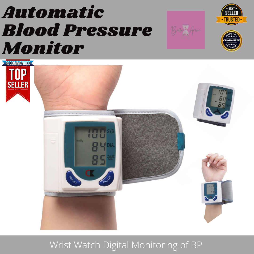 Automatic Wrist Watch Blood Pressure Monitor, Easytouse Automatic, Blood pressure monitor
