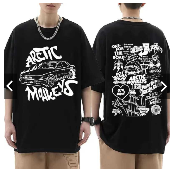 ARCTIC MONKEYS SHIRT AM ALBUM SONG LIST DOODLE Lazada Lazada PH