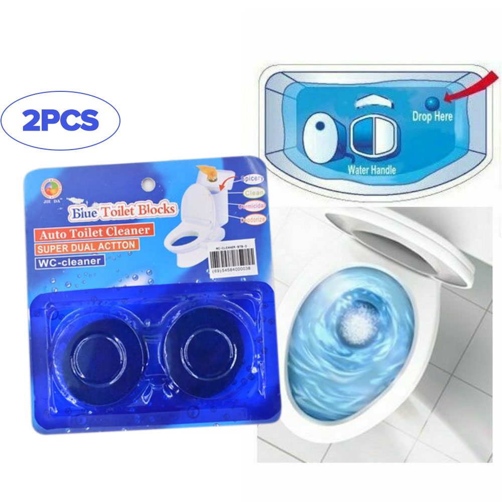 Disposable Flush Toilet Cleaner Blue Blocks Auto Helper Fragrant Ball