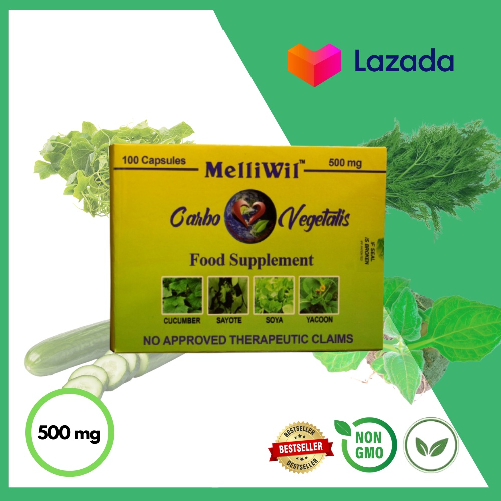 WinnerDeals Original Meliwill Carbo Vegetalis Vegetables Capsules 100 ...