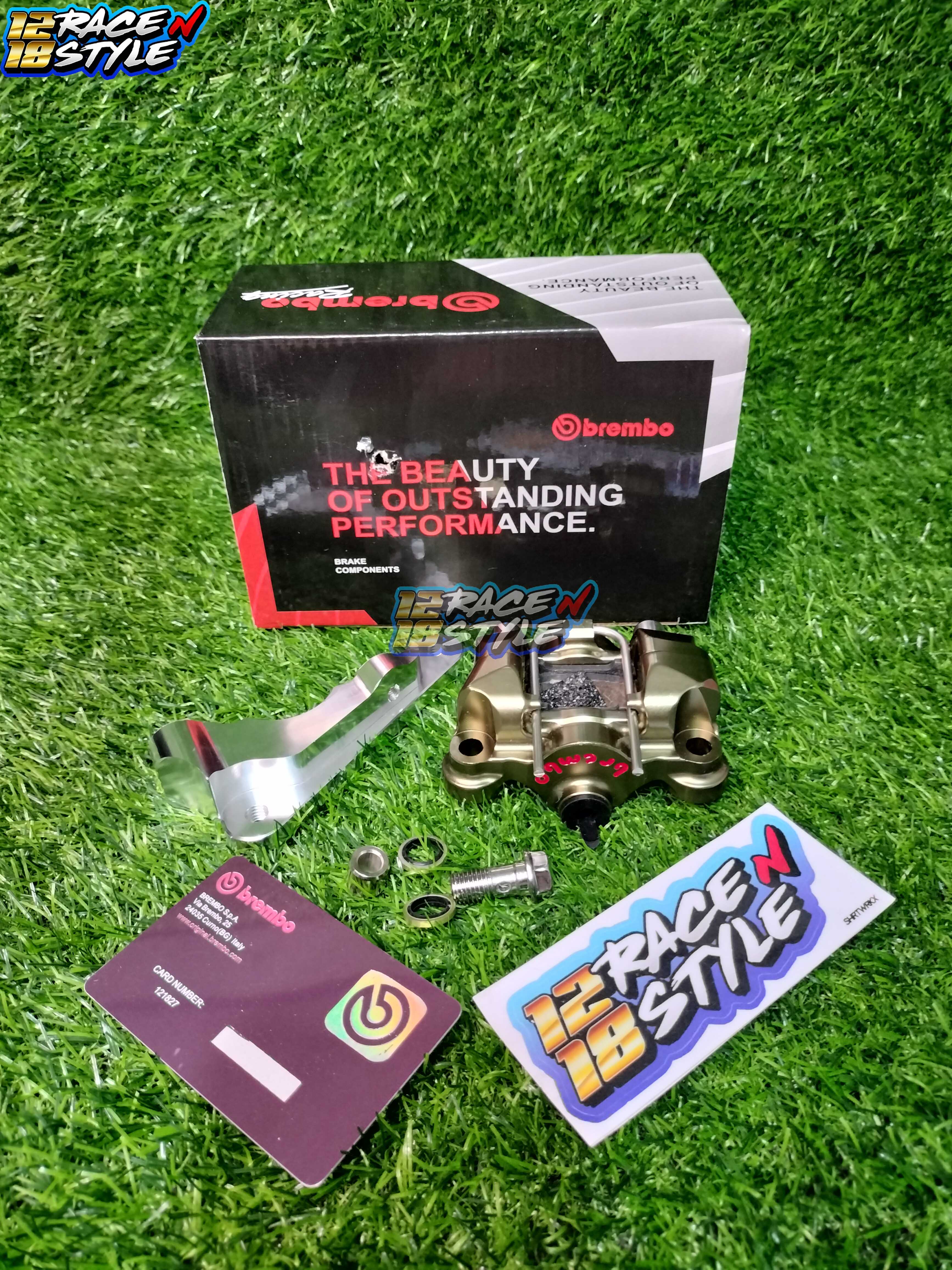 HONDA WAVE / XRM DORAEMON BREMBO CALIPER WITH BRACKET THAILAND MADE