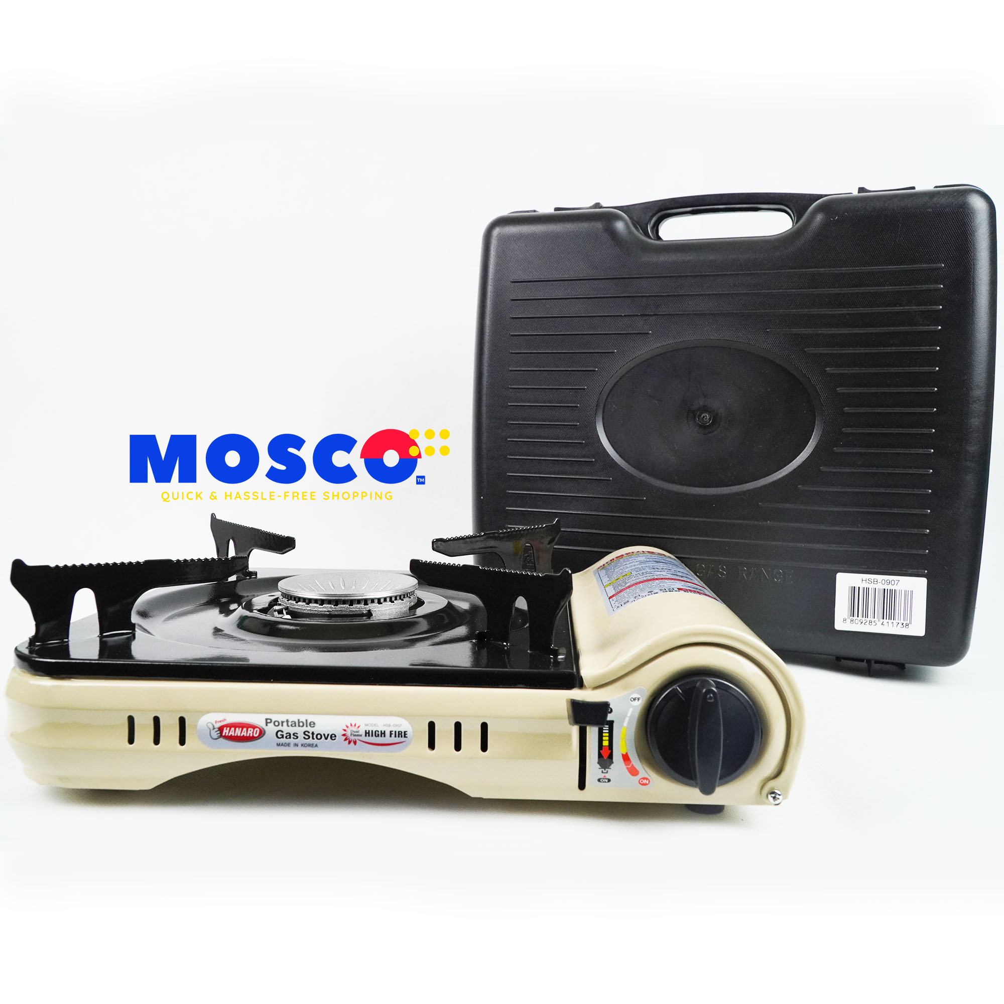 HANARO PORTABLE GAS STOVE MADE IN KOREA DUAL SAFETY DEVICE FOR CAMPING OR SAMGYUPSAL AT