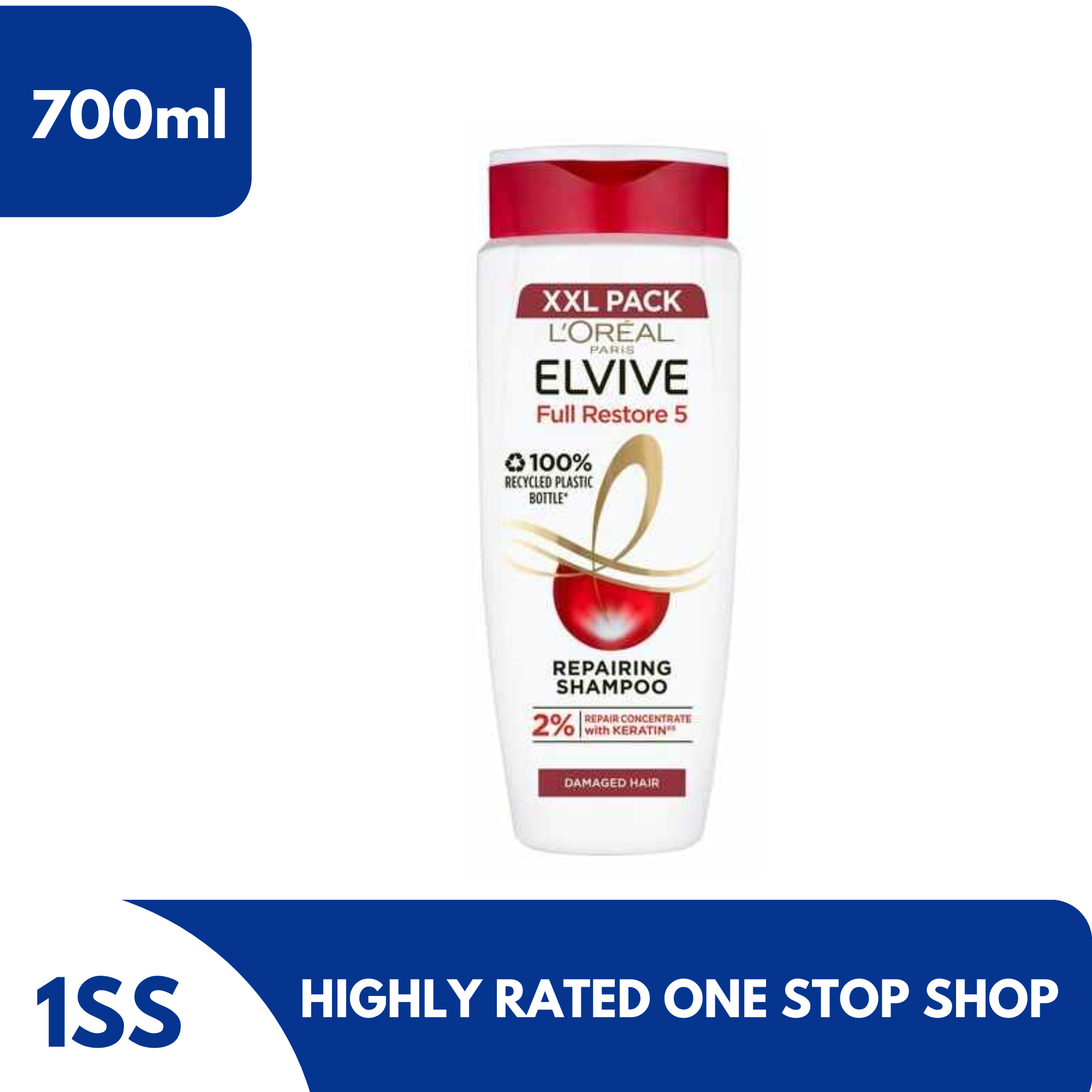 L'oreal Elvive Full Restore Repairing Shampoo XXL Pack, 700ml Lazada PH