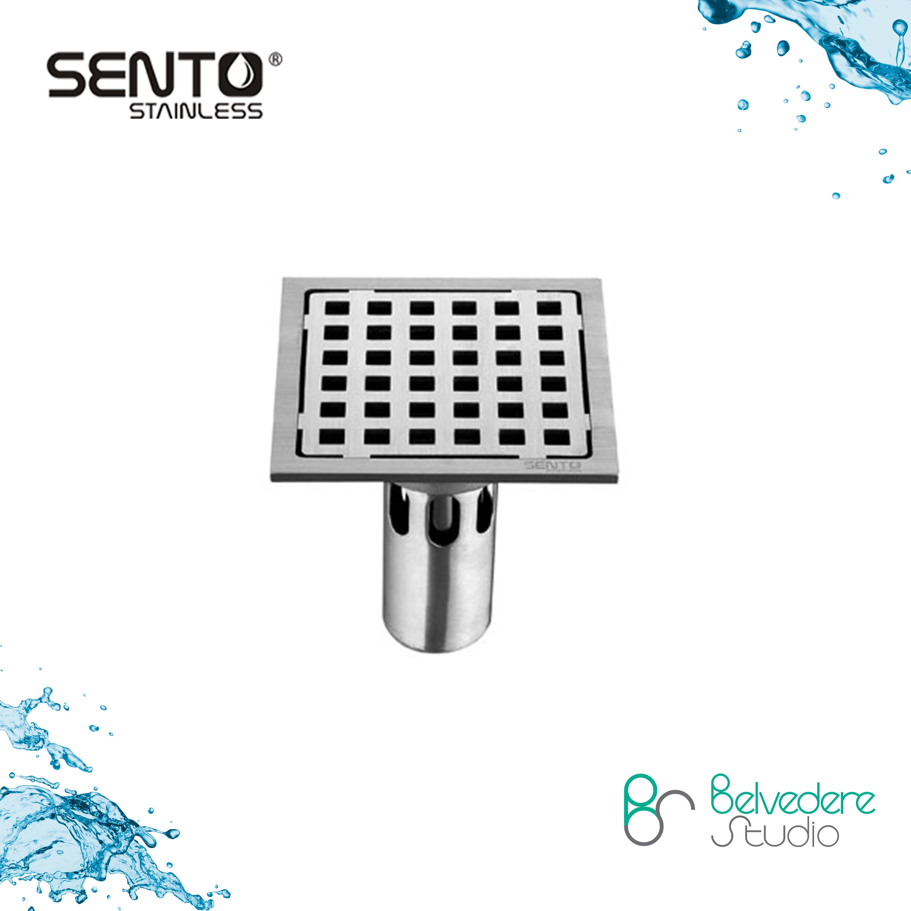 Sento Stainless Steel Floor Drain Lazada PH