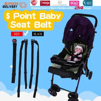 Universal 5 Point Harness Baby Seat Belt Adjustable Baby Safety