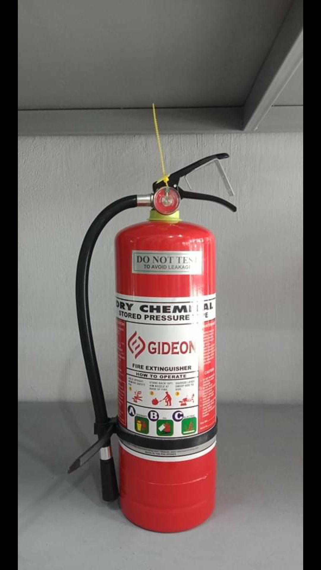 Fire Extinguisher 5lbs Gideon ABC type Dry chemical | Lazada PH