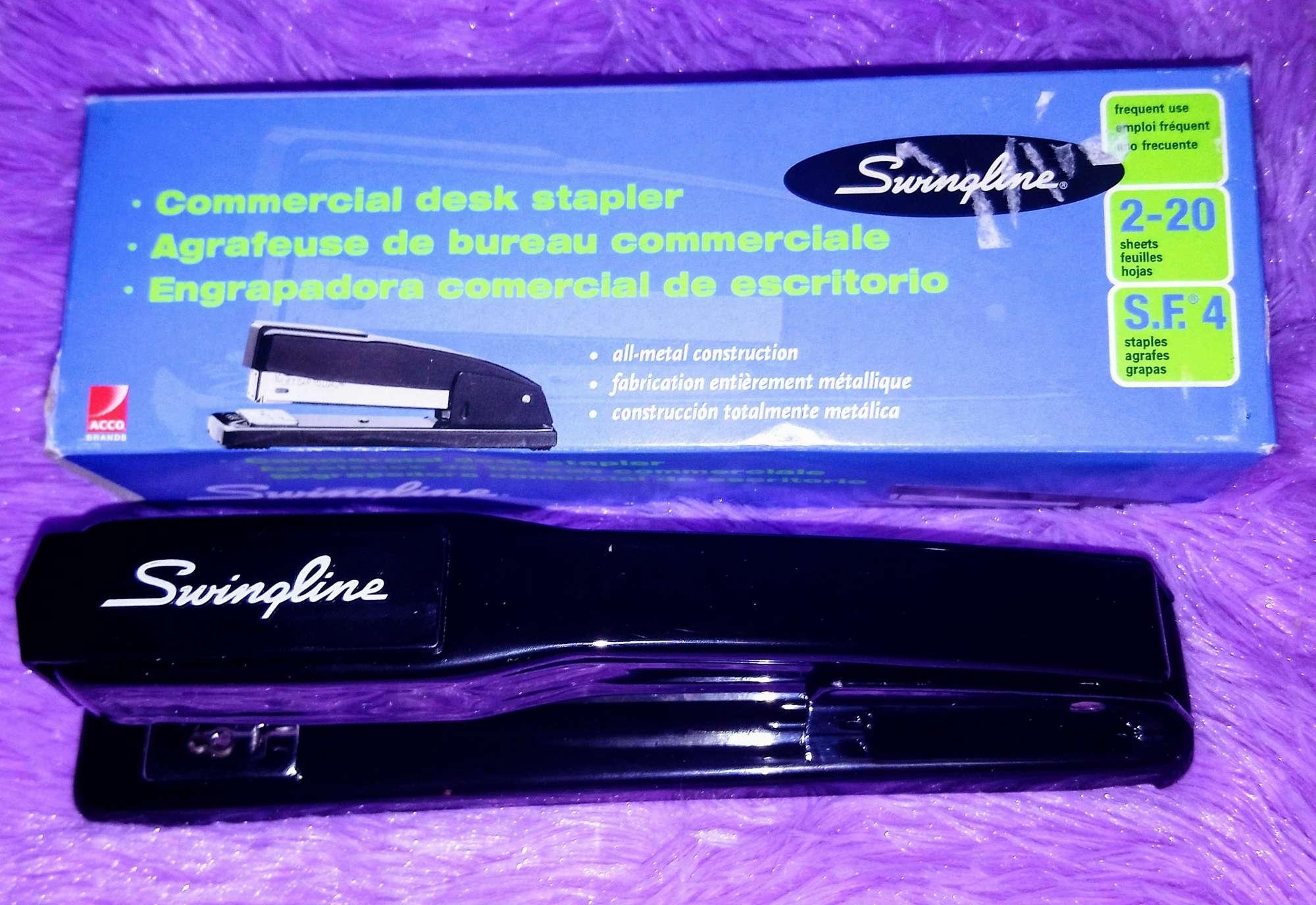 Swingline Commercial Desktop Stapler 20 Sheet Capacity Black