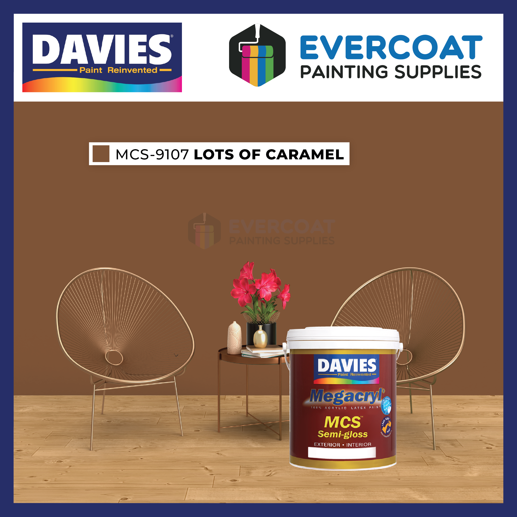 Davies Paints Megacryl SemiGloss 4Liters (Browns) Lazada PH
