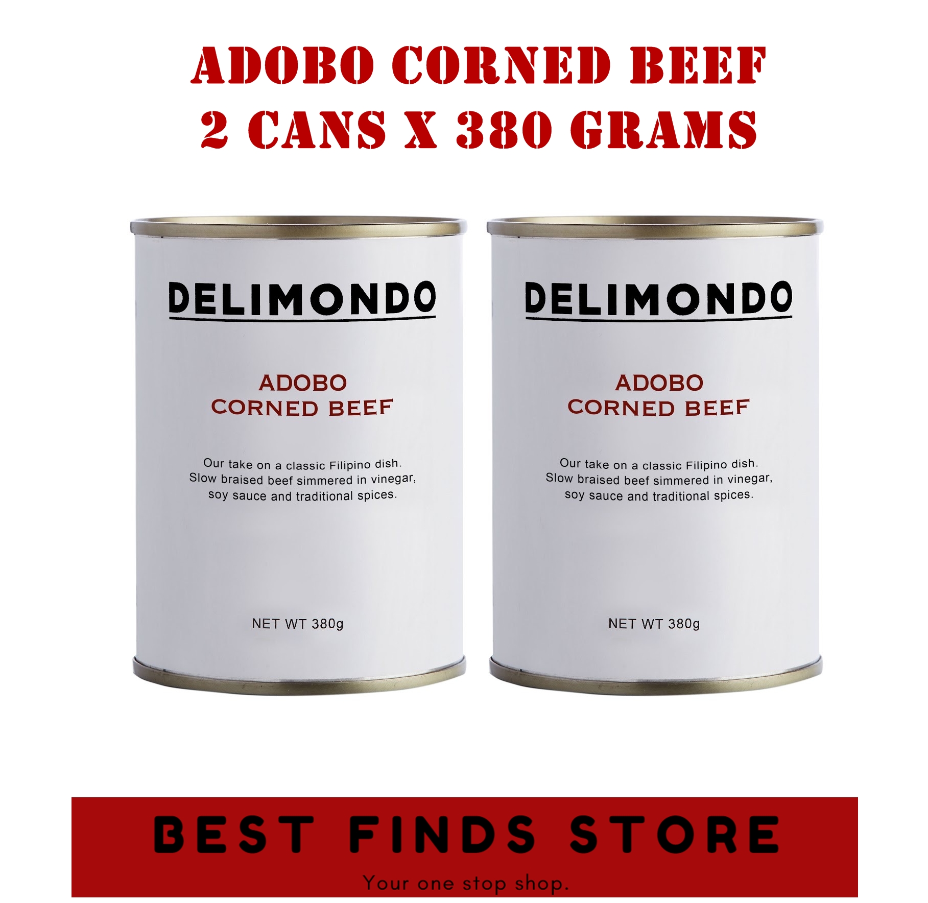 Delimondo Adobo Corned Beef 380g Set of 2 Lazada PH