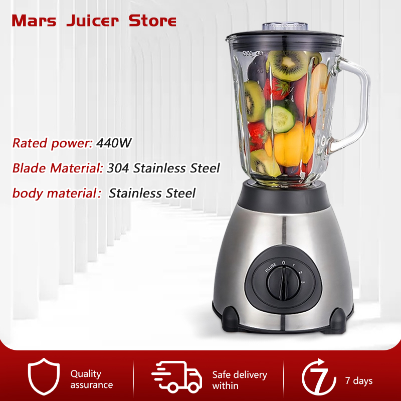 SOKANY 1.5L Electric I Juicer Machine 2 in 1 Blender Mixer in