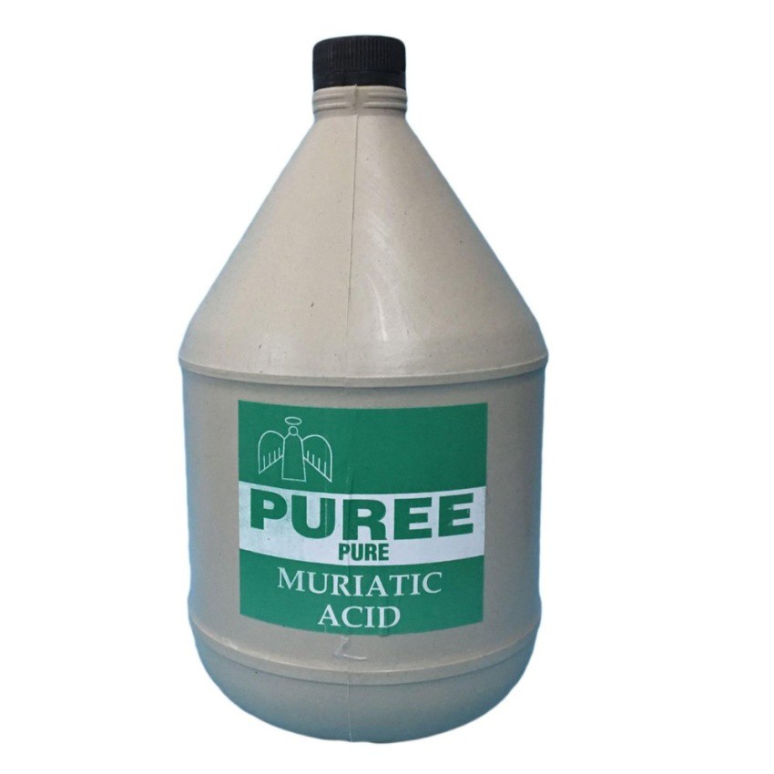 PUREE MURIATIC ACID PURE GRADE ( 1 GALLON 1 GALLON 1 GALLON 1 GALLON 1 ...