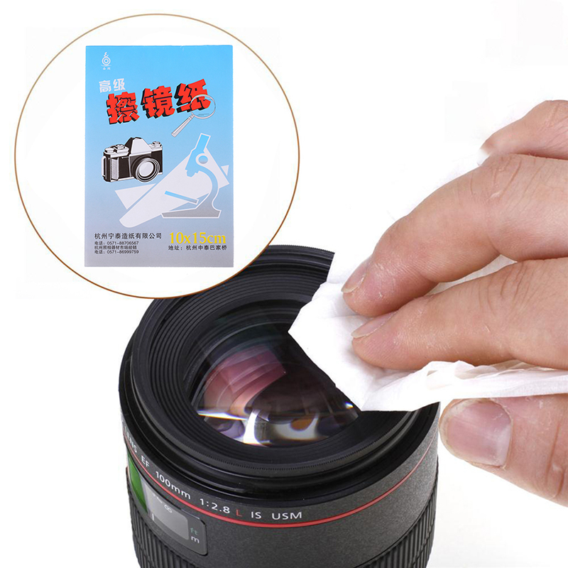 Electronics Accessories 50 Sheets Soft Camera Lens Optics Tissue Cleaning Clean Paper Wipes