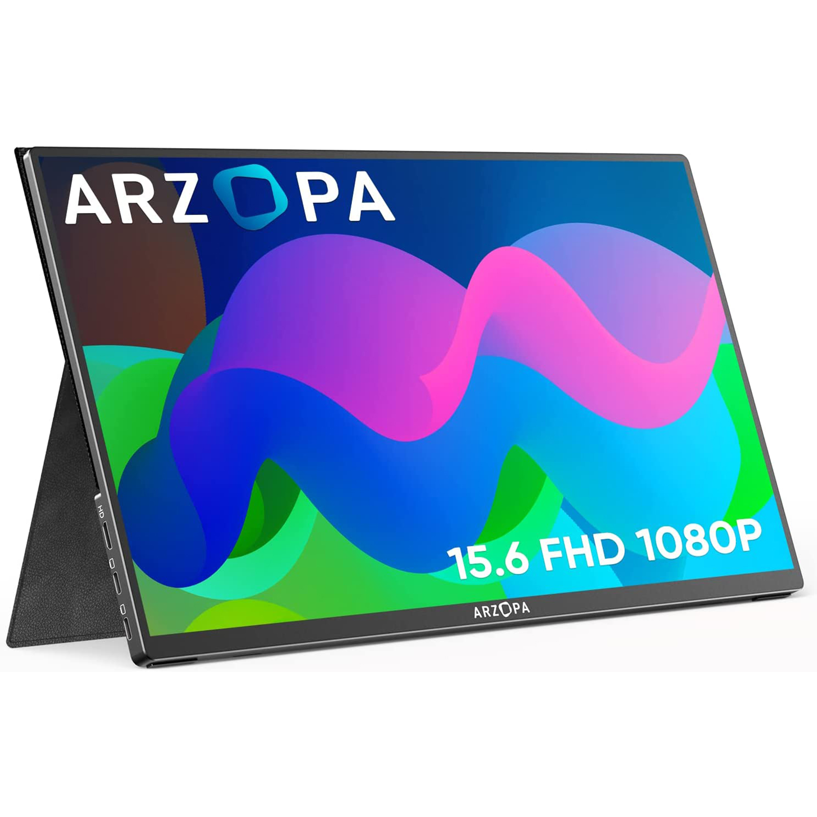 Arzopa Portable Monitor 17.3 Inch, 1080P FHD HDR IPS Laptop