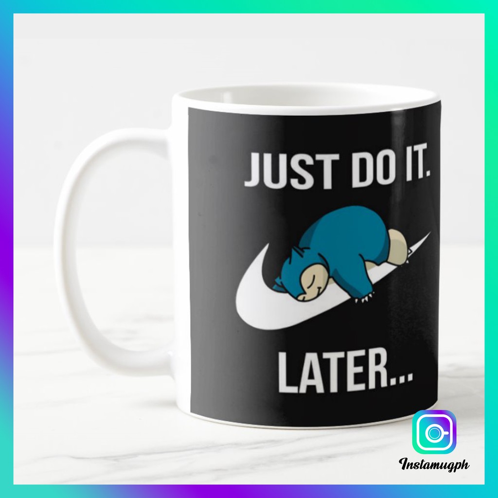 Instamug Pokemon Snorlax Just Do It 