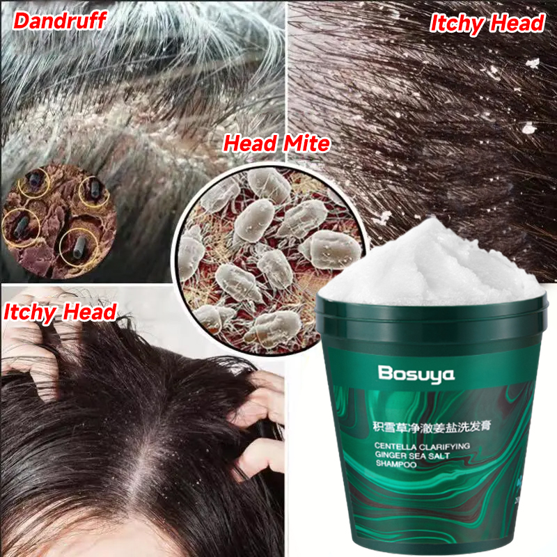 Sea Salt Shampoo Anti-Dandruff Refreshing Oil Control Deep Scalp ...