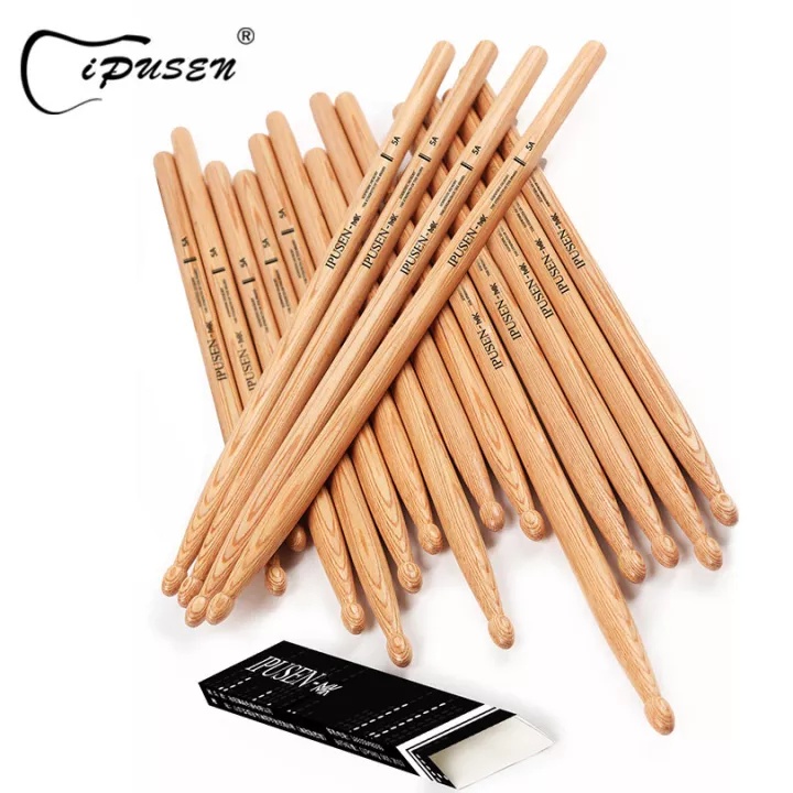 PLAYOU 2pcs Professional Wooden Drum Sticks 5A 7A YAMAHA Oak Wood