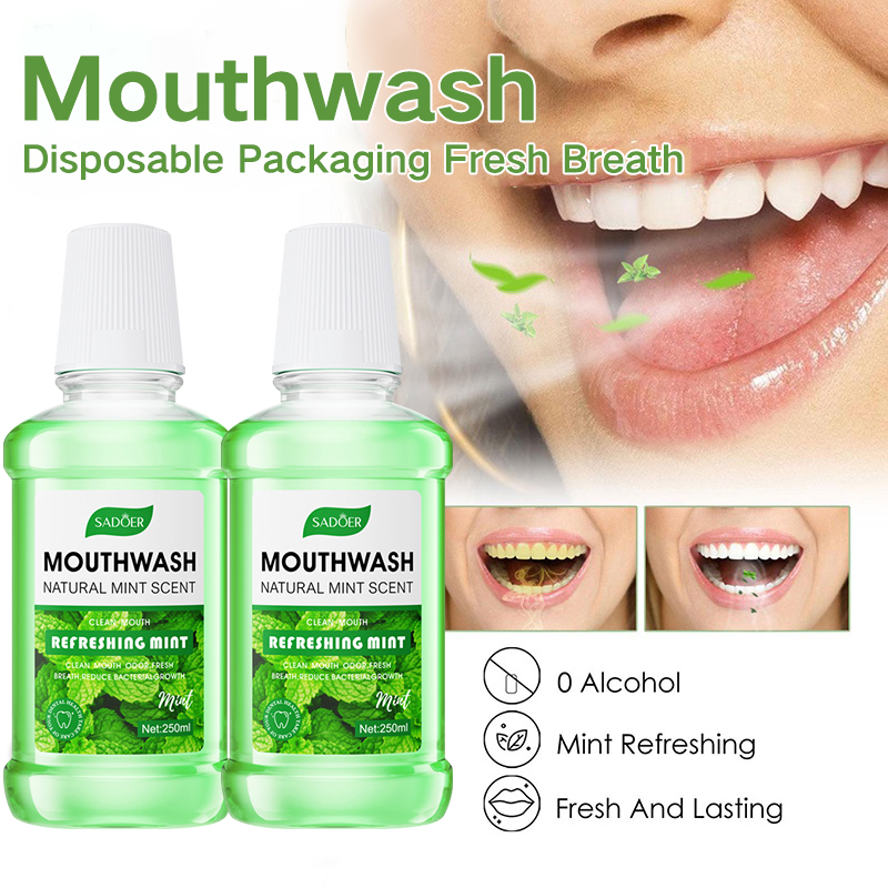 Original SADOER Portable Probiotic Antibacterial Mouthwash Remove Bad