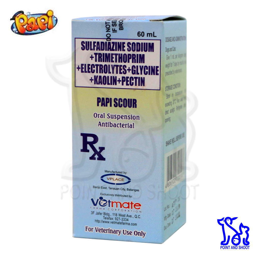 Papi AntiScouring Scour for Dogs and Cats 60ml review and price