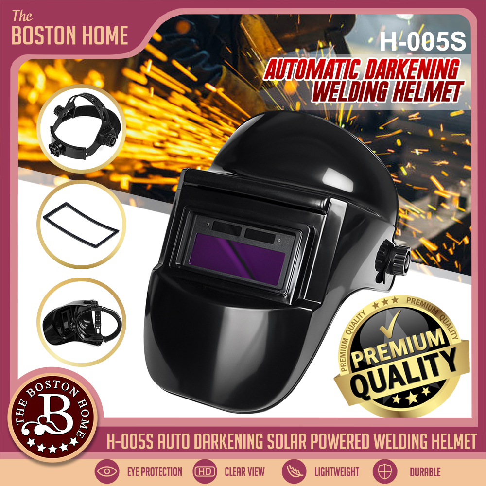 Boston Home Solar Auto Darkening Welding Mask Helmet ARC MIG Weld