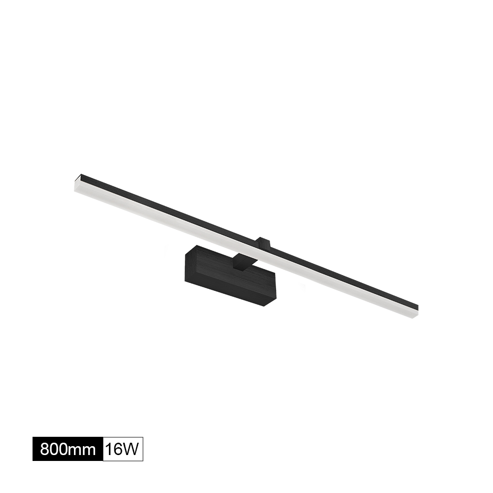 Nordic Indoor Wall Light Gold Black Silver Brown Bathroom Mirror Light