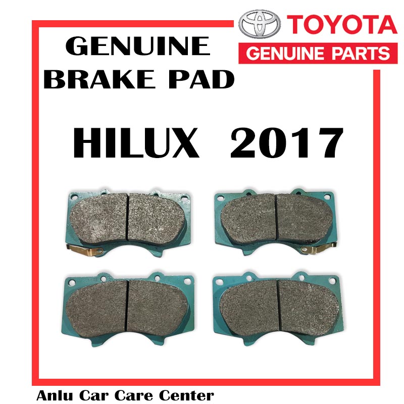 BRAKE PAD FOR TOYOTA HILUX 2017 2GDFTV / GUN125 (044650K360) Lazada PH