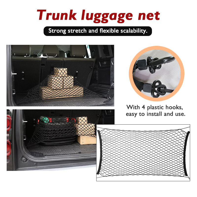 【Ready Stock】Trunk Net Tail Box Net Cover Car Luggage Net Trunk Luggage