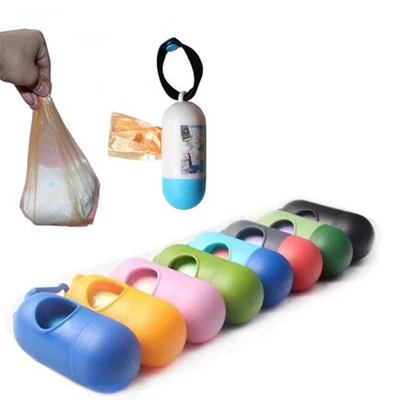 Small Garbage Bag Portable Hangable Baby Diaper Disposable Bag Baby Diaper Disposable Bag Box (Random Color)