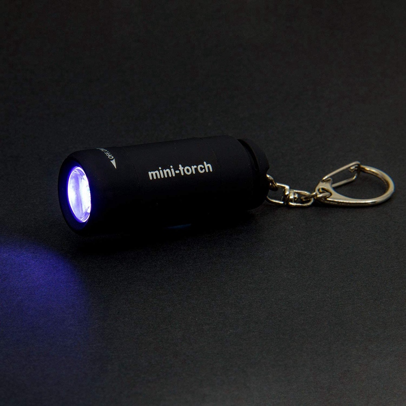 Mini Torch Keychain LED Rechargeable USB Mini Flashlight Portable Pocket Torch Keyring DIY Tool for Home