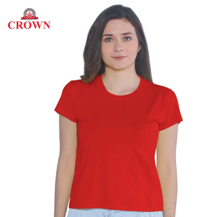 red tee shirts for ladies