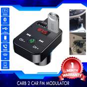 Wireless Bluetooth Car FM Transmitter with USB Charger