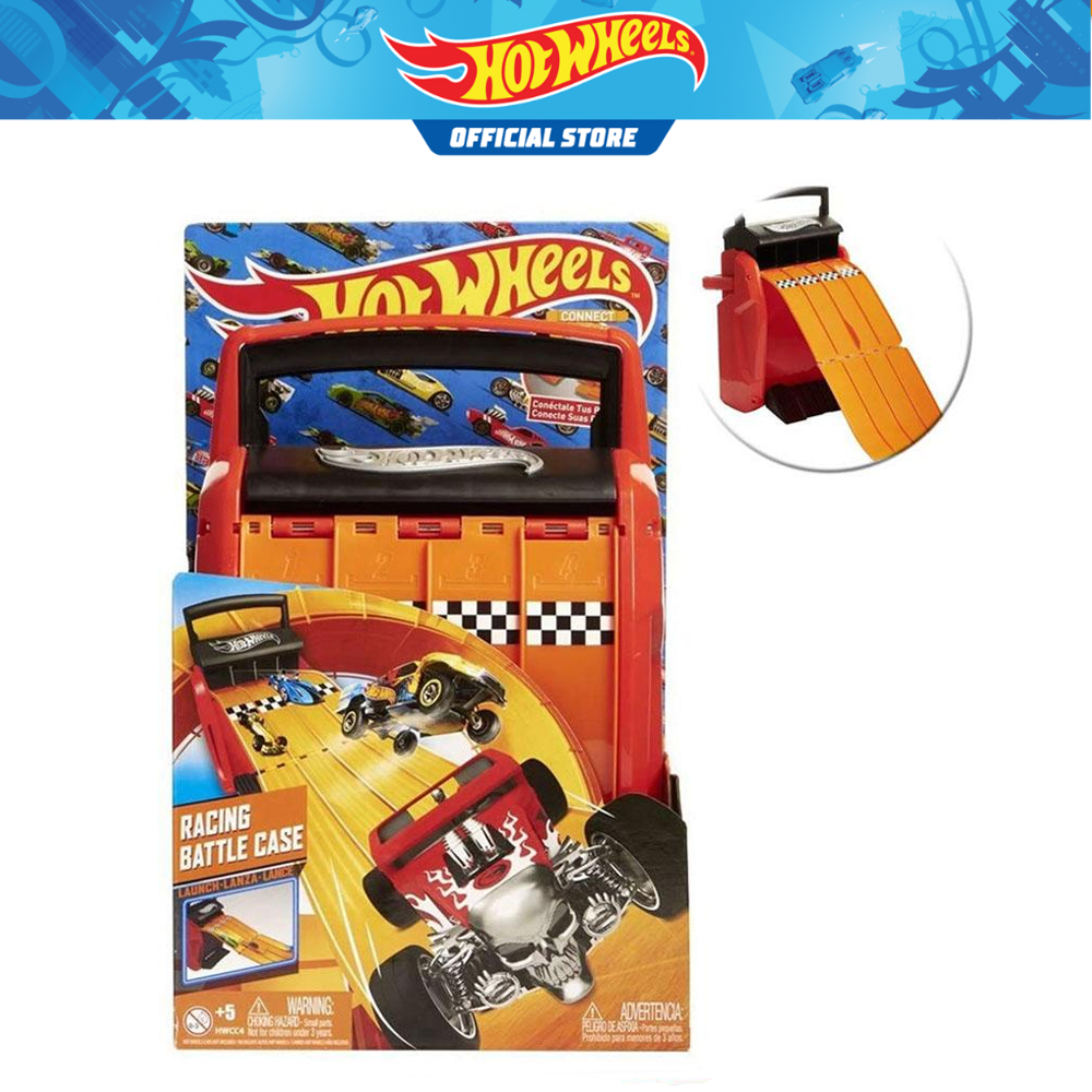 Hot wheels 4 track racing hot sale battle case